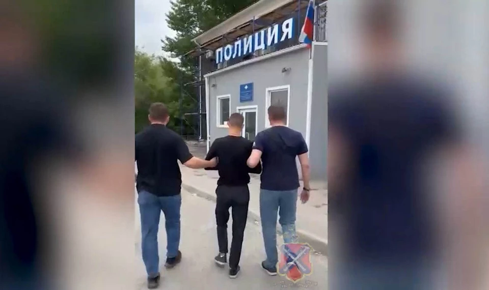 Задержали преступника в Кировском районе.