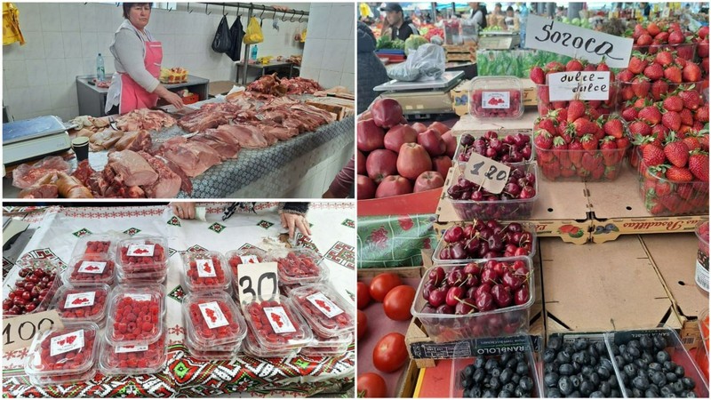 В Молдове сегодня дешевле питаться мясом, чем фруктами. Коллаж КП