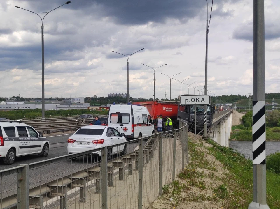 Фото с места ДТП.