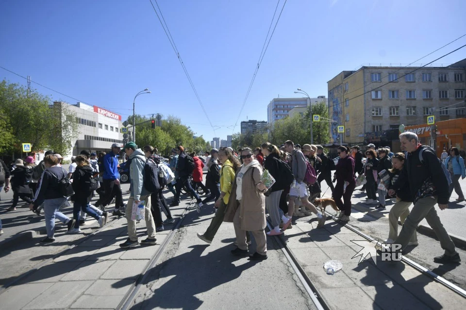 Жители и гости города выбрали один из четырёх маршрутов