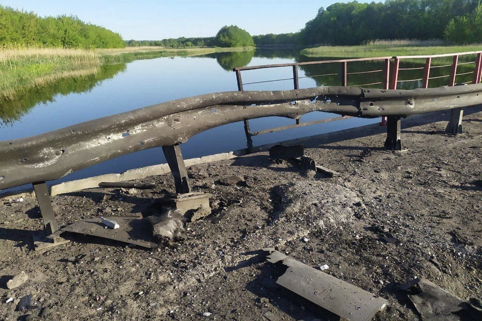 Хинштейн: ВСУ атаковали автомобильный мост в Рыльском районе Курской области. Фото: Telegram-канал Хинштейна