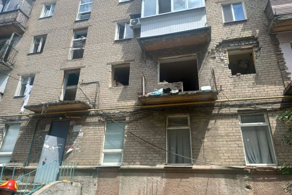В Минстрое ДНР поделились подробностями повреждений из-за взрыва газа в Донецке. Фото: Минстрой ДНР