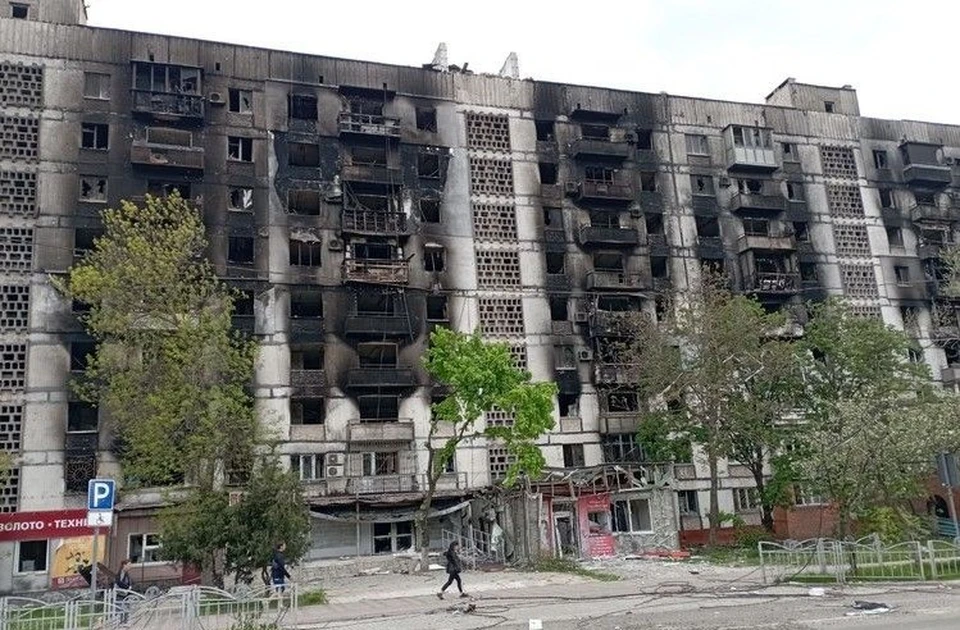 Из-за украинской агрессии Мариуполь был сильно разрушен (архивное фото)