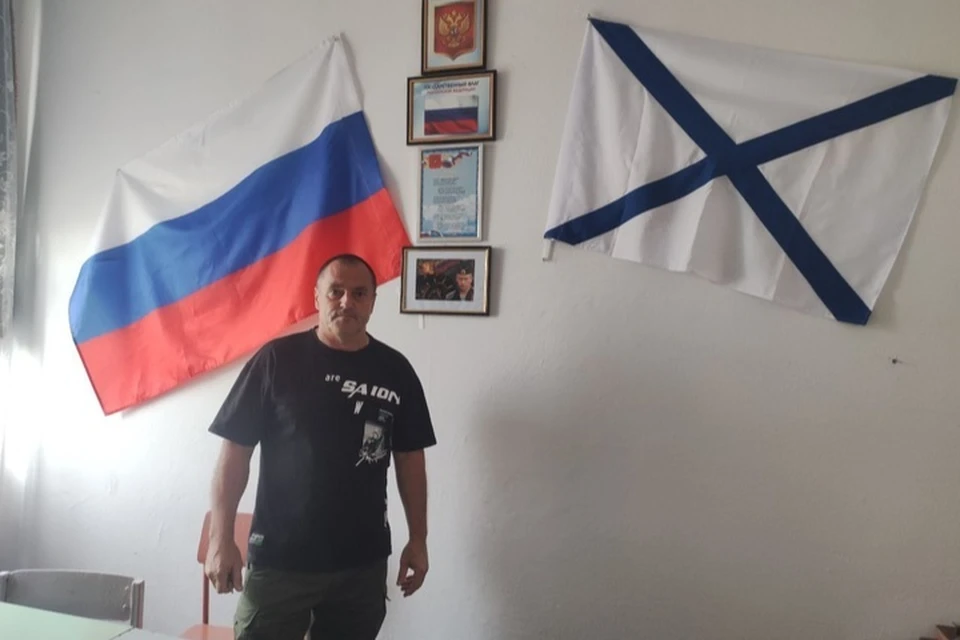 Виталий Типтев ранее руководил "Юнармией" в Горьковской школе, а ныне защищает Родину. Фото: отдел молодежной политики Каланчакского округа