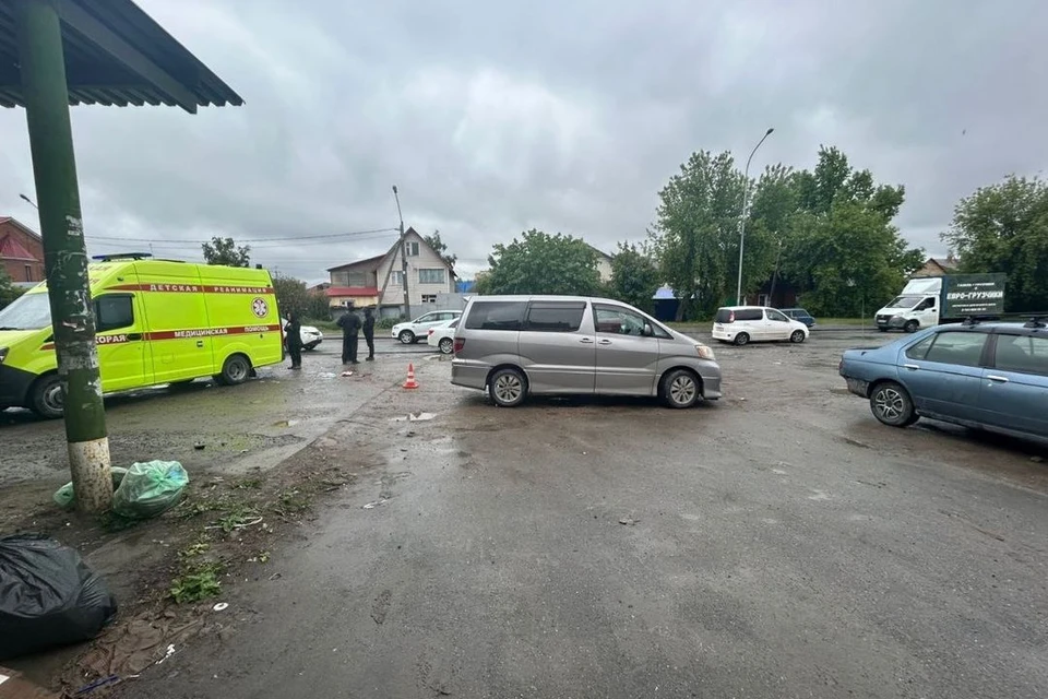 ДТП произошло на парковке. Фото: Госавтоинспекция по Новосибирску