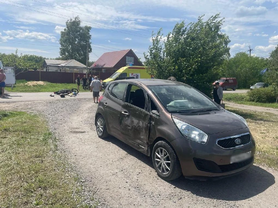 Дорога после смертельной аварии.