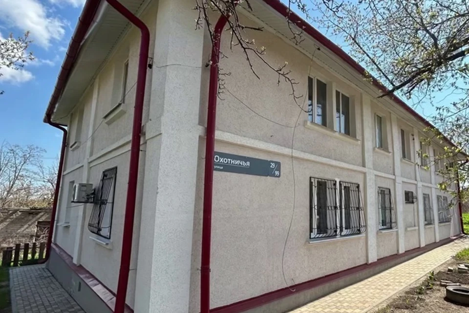 В Мариуполе восстановили дом на улице Охотничья. Фото:«РКС-НР»