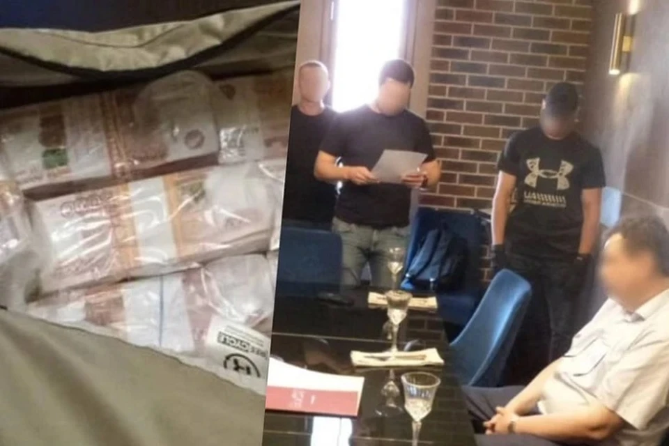 Задержание экс-депутата с поличным в одном из ресторанов Ставрополя. Фото: УФСБ России по Ставропольскому краю