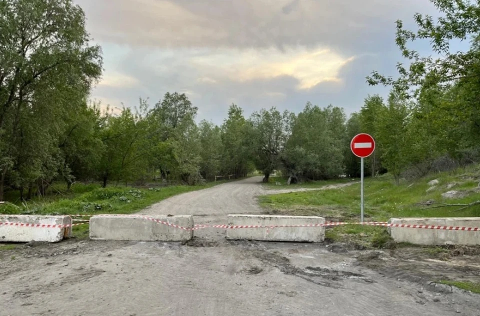 Уровень воды в реке снизился