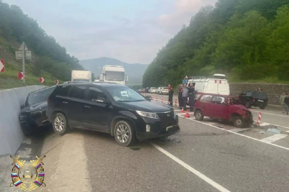 Водитель автомобиля «Ока» скончался на месте ДТП Фото: пресс-служба Госавтоинспекции Кубани