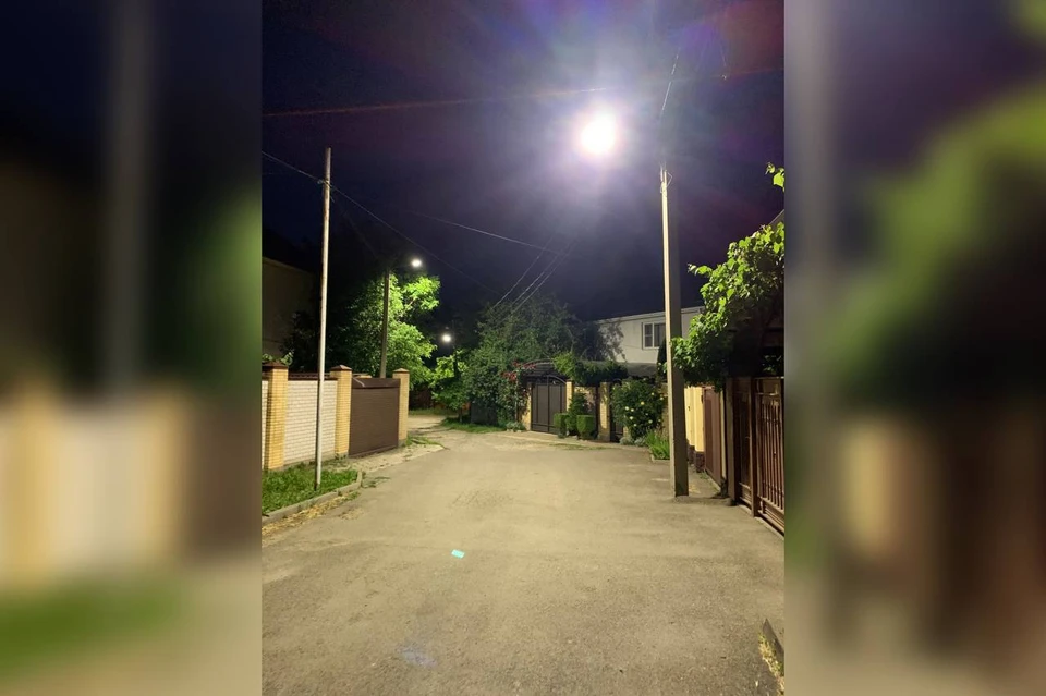 Более двух километров освещения построили на улице Просторной в Ставрополе. Фото: администрация Ставрополя