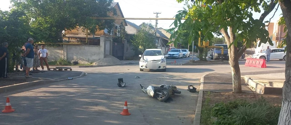 ДТП произошло на нерегулируемом перекрестке по улице Селимова. Фото: Прокуратура Крыма/Tg