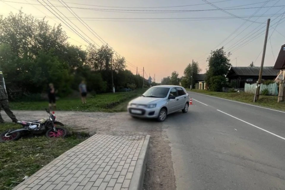 В аварии пострадали подростки. Фото: Госавтоинспекция Удмуртии