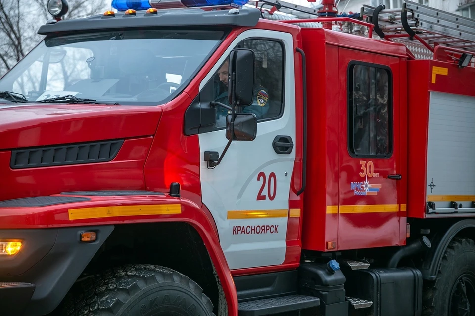 При пожаре в Красноярске пострадали четыре человека, погибших нет