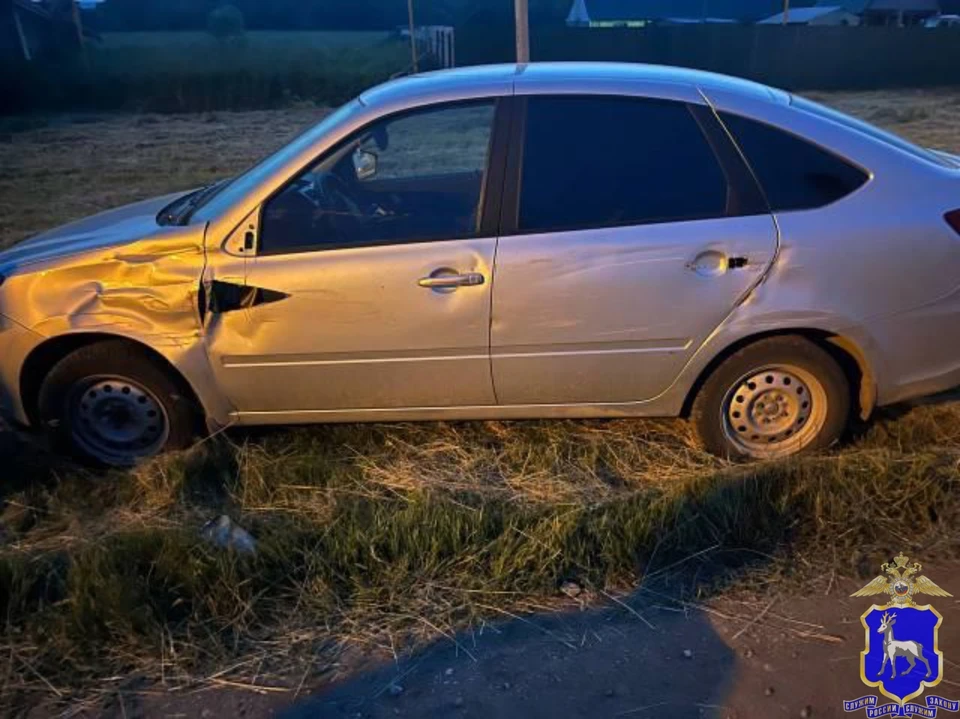 На месте ДТП работали сотрудники полиции.