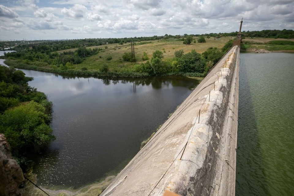 Новый глава Мариуполя побывал на Старо-Крымском водохранилище. Фото: ТГ/Кольцов