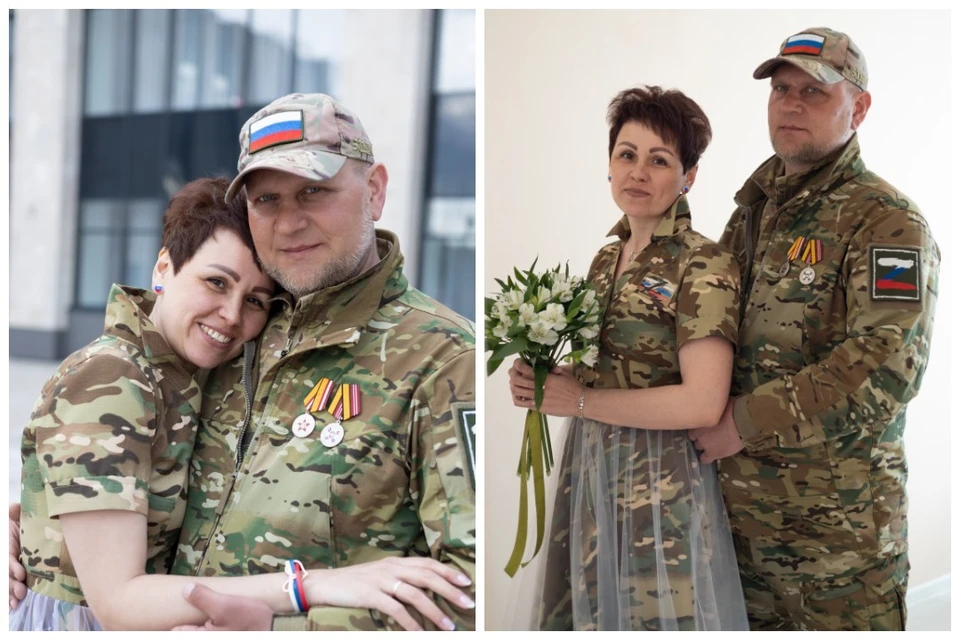 Свой брак влюбленные зарегистрировали 5 мая – во время очередного отпуска Константина. Фото: личный архив героев публикации, Анны Кечайкиной