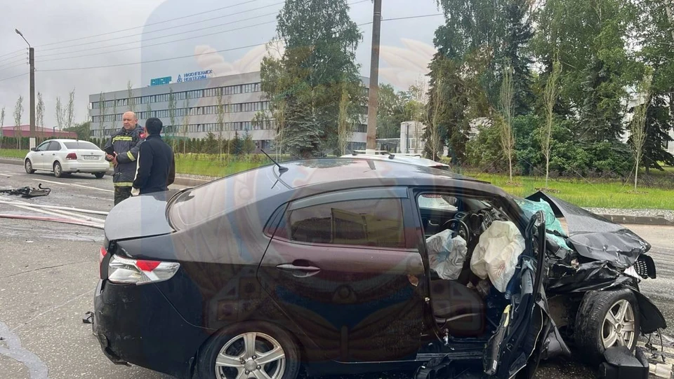 В результате ДТП пассажирка автомобиля Киа скончалась на месте. Фото: ГИБДД РТ