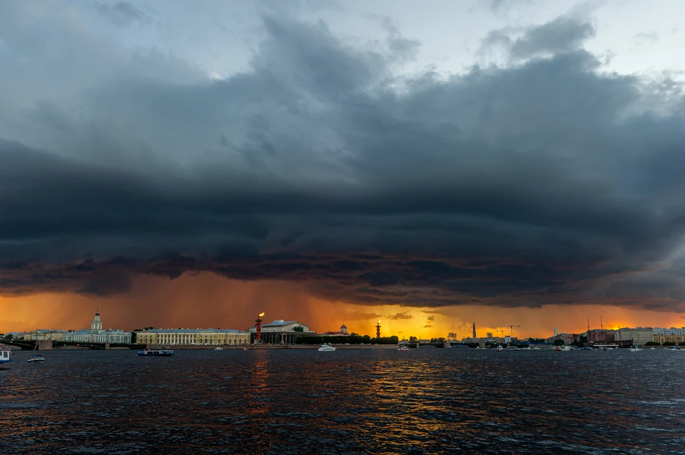 Петербург оказался самым малогрозовым городом-милионником России.