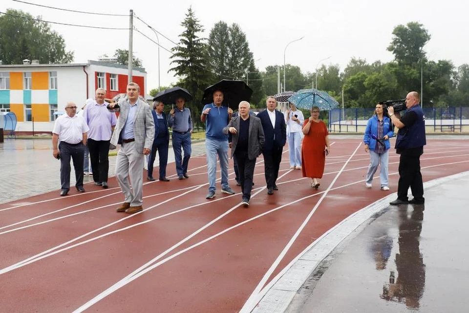 В поселке Искра к сентябрю откроют новый спортивный комплекс. Фото: Заксобрание Новосибирской области