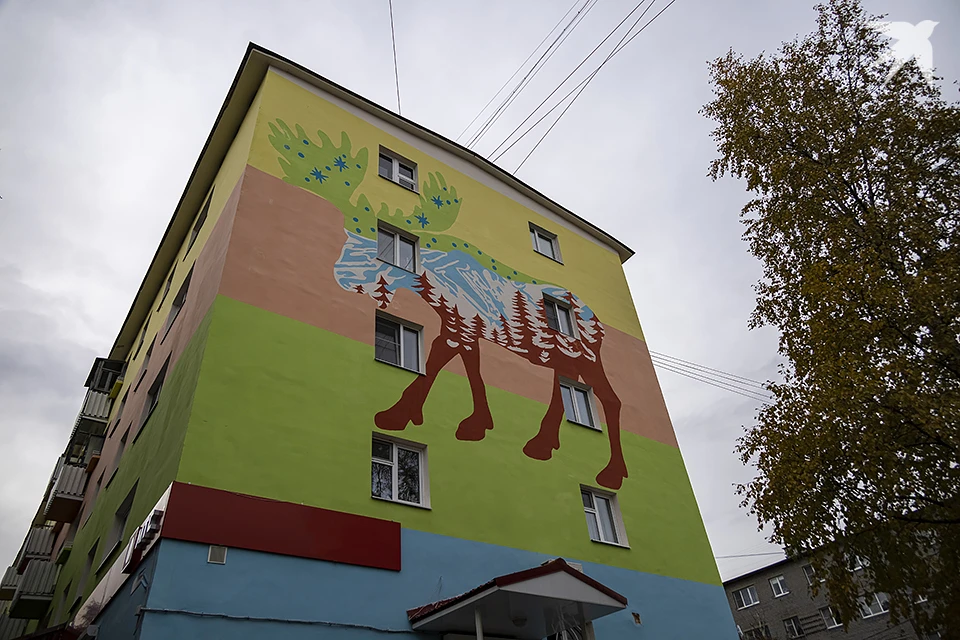 Дома в Мурманске продолжат украшать муралами.