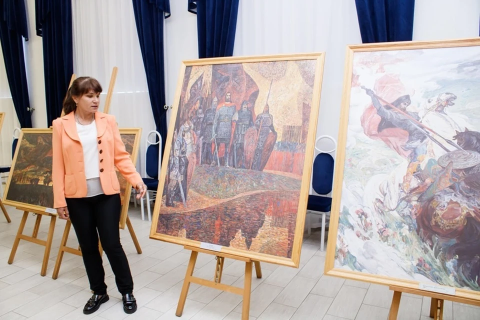 В Донецком краеведческом музее открылась выставка «За землю Русскую!». Фото: Минкультуры ДНР