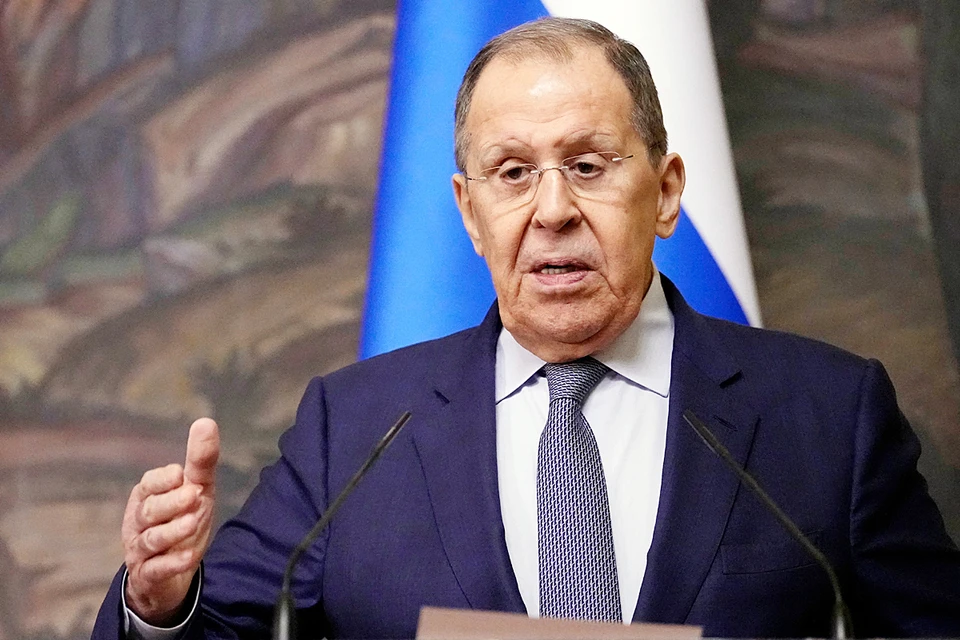 Mинистр иностранных дел России Сергей Лавров