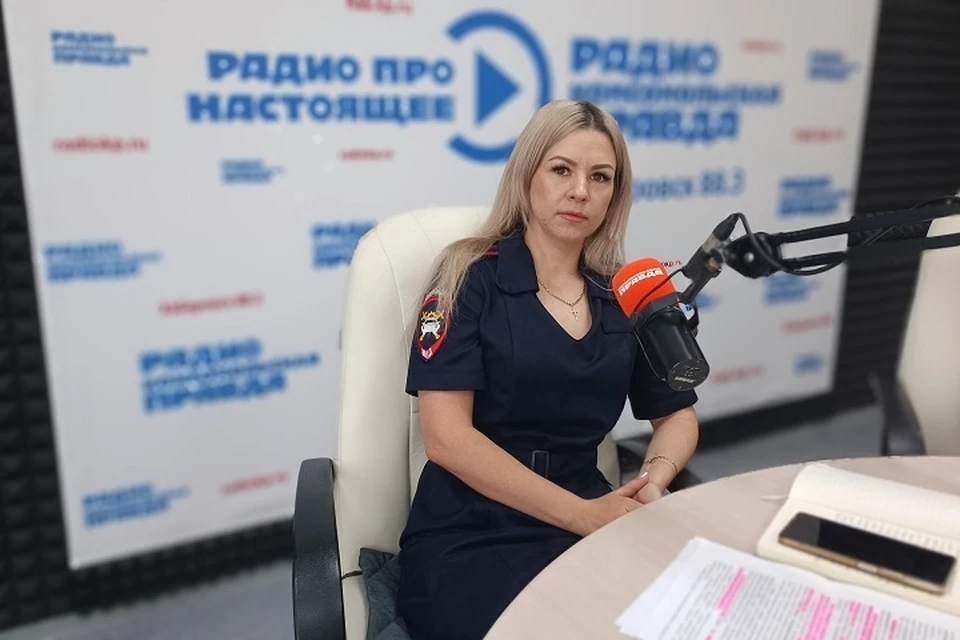 Анна Залужняя, государственный инспектор безопасности дорожного движения краевого управления Госавтоинспекции