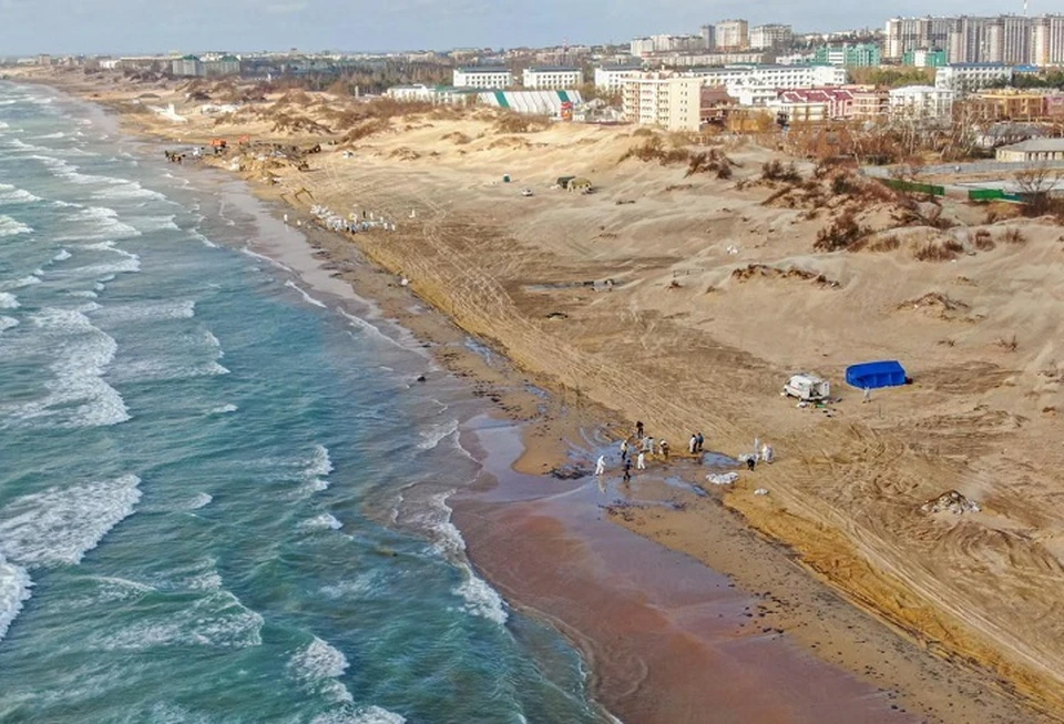 Мазут попал в море в декабре 2024 года. Фото: Юрий ОЗАРОВСКИЙ