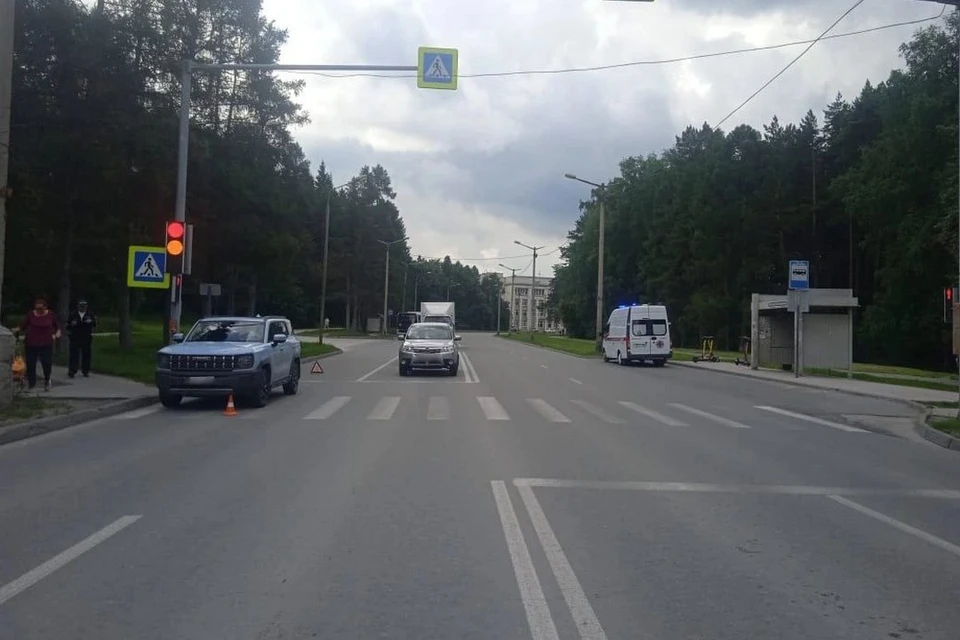 Женщина и ребенок пострадали в ДТП в Новосибирске. Фото: ГАИ Новосибирской области