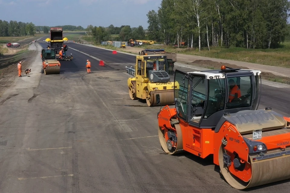 Под Карасуком начали реконструировать участок дороги протяженностью 5,4 километра. Фото: правительство Новосибирской области