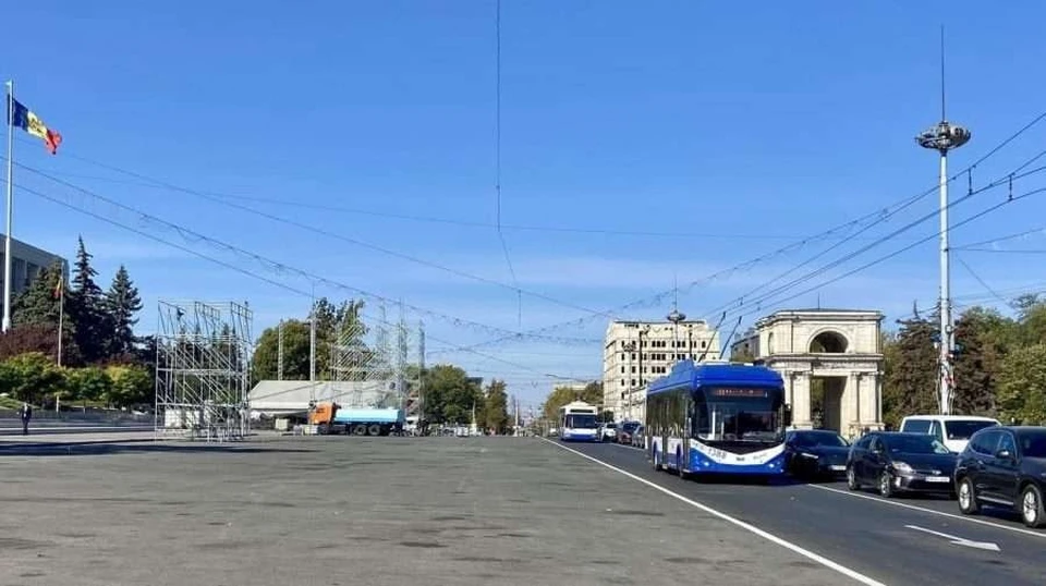 В Кишинёве ограничат движение на проспекте Штефана чел Маре. Фото:соцсети