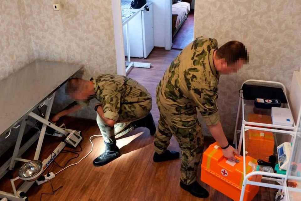 Росгвардейцы помогли открыть ветеринарный кабинет в Херсонской области Фото: администрация ХО