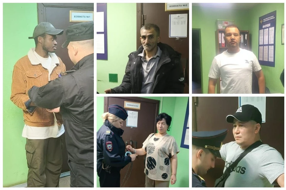 Пятерых иностранцев депортировали из России на родину.