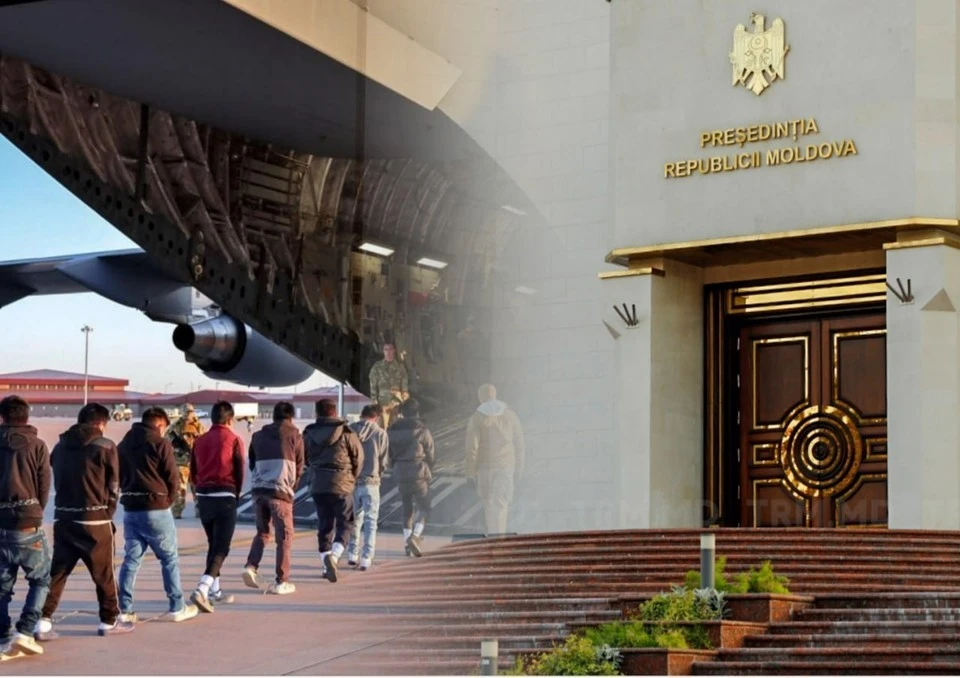 Молдавские власти согласились принять первую группу депортированных из США. Коллаж КП