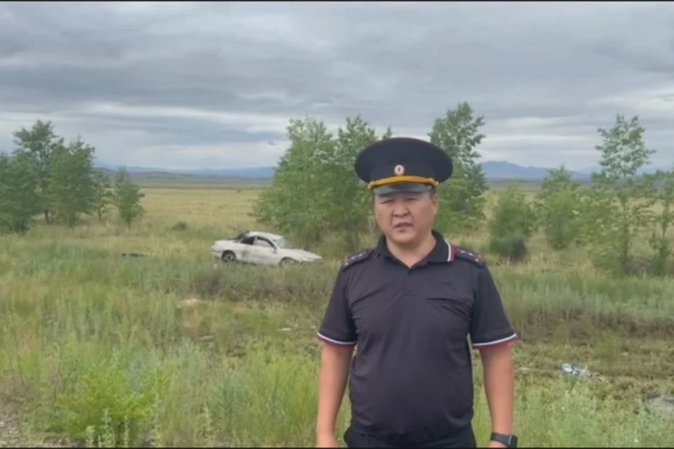 В Туве по вине пьяного отца-водителя погибла 5-летняя девочка. Фото: МВД