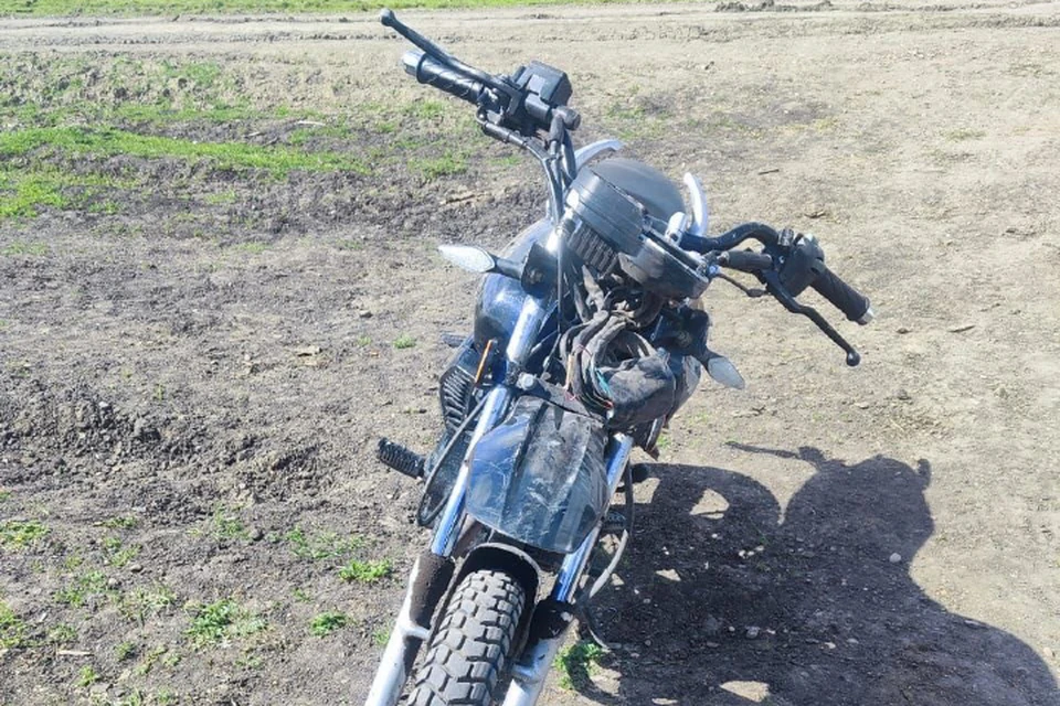По предварительным данным, 9 июля подросток сел за руль мотоцикла REGULMOTO SK200. Фото: Госавтоинспекция ОМВД России по Верхневилюйскому району.