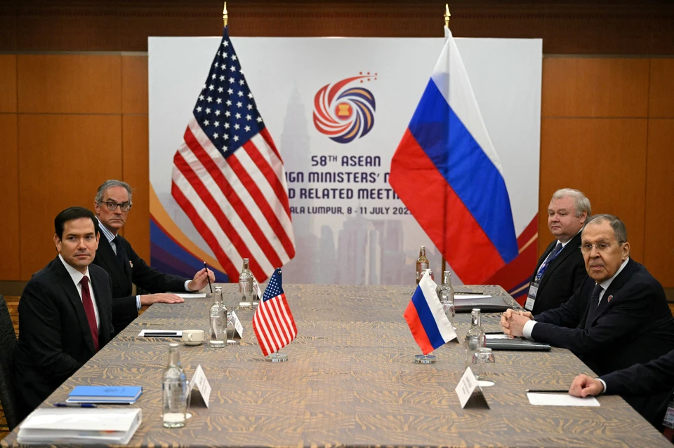Завершилась встреча главы МИД России Сергея Лаврова с госсекретарем США Марко Рубио