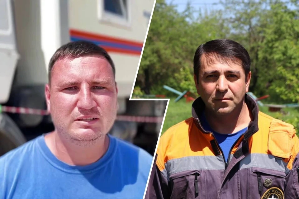 Игорь Леденев и Тагир Мехдиев. Фото: МЧС России