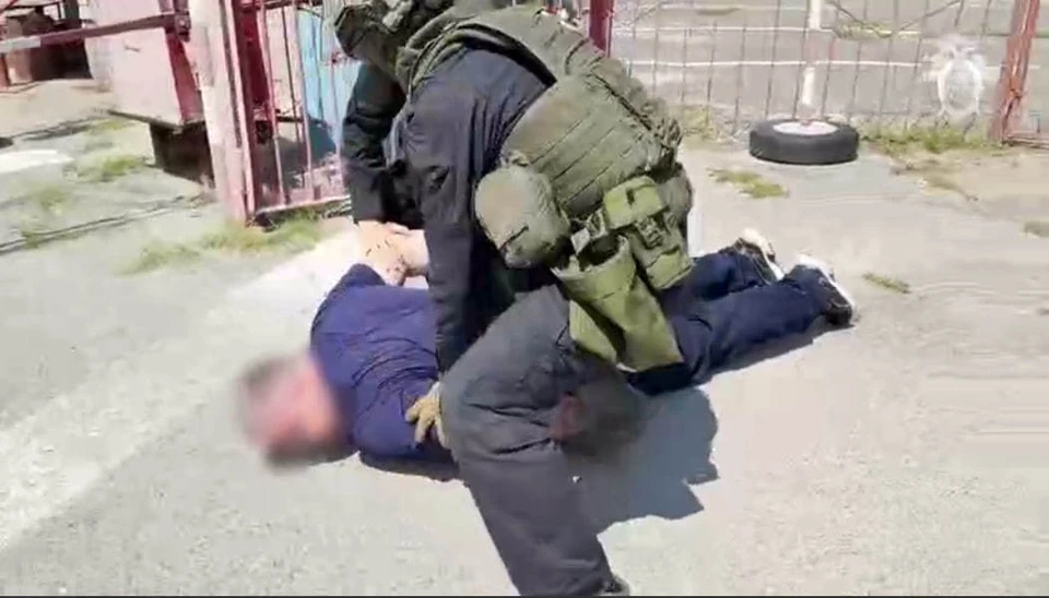 Задерживали блогера бойцы спецназа. Фото: кадр с оперативного видео.