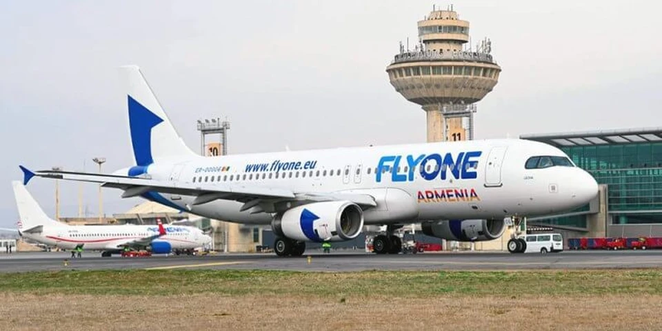 Самолёт FlyOne рейса Ереван – Кишинёв совершил экстренную посадку после поломки на борту. Фото: flyone.com.
