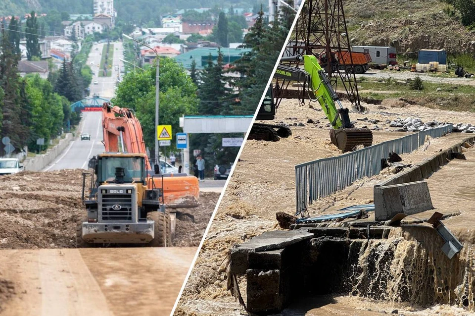 Специалисты восстанавливают подачу воды, газа и света в дома. Фото: тг-канал главы КБР Казбека Кокова