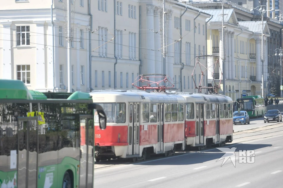 Движение трамваев в Екатеринбурге затруднено