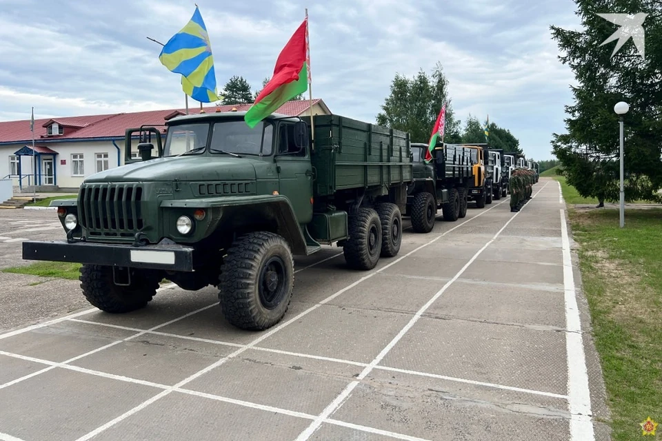 Минобороны Беларуси отправило взводы ВВС и ПВО в поля. Фото: Минобороны.