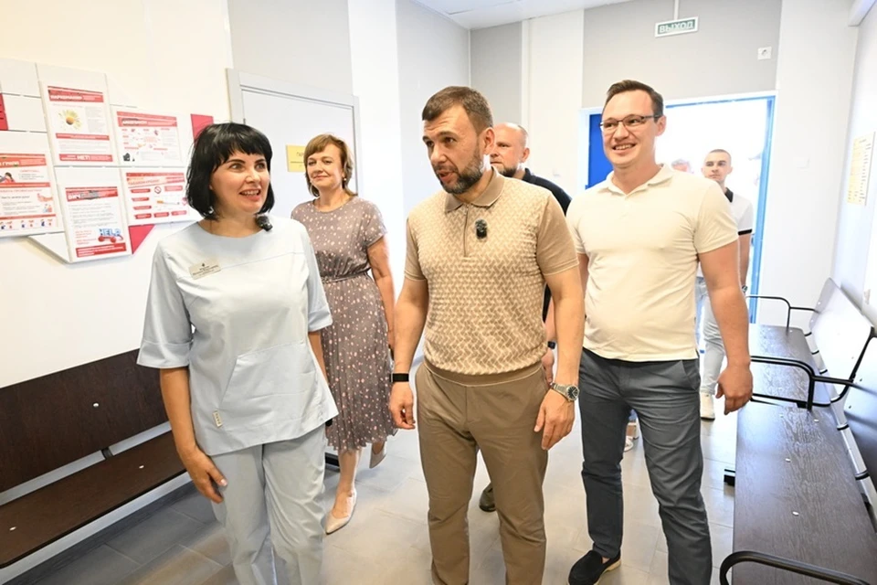 В селе Кумачово ДНР открыли врачебную амбулаторию. Фото: Сайт Главы ДНР