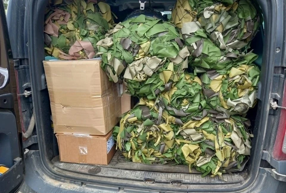 Груз, собранный в одном из округов.