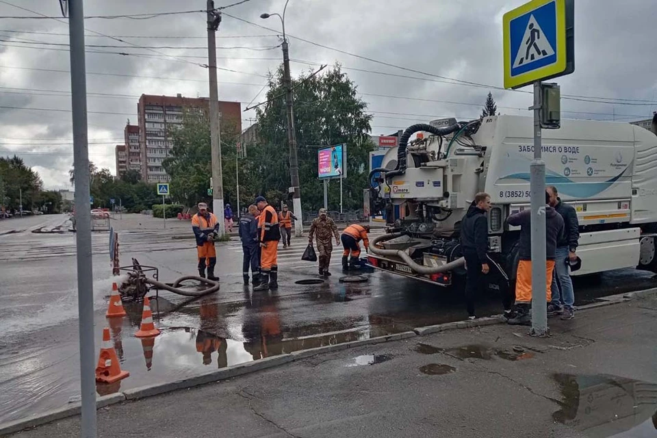 Порыв устранен