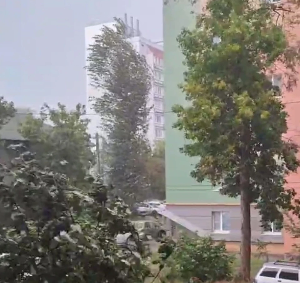 Порывистый ветер и ливень пришли в регион.