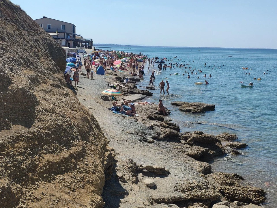 В Крыму очень теплое море