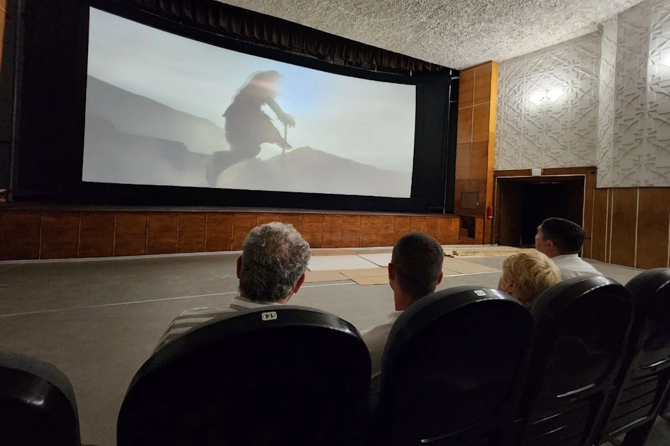 Оборудование в кинозале уже прошло тестирование Фото: министерство культуры ХО